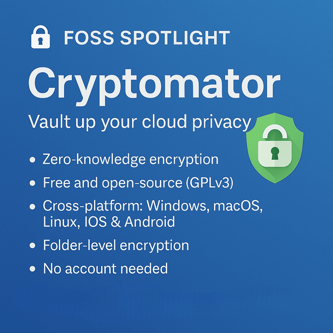 FOSS Spotlight: Cryptomator