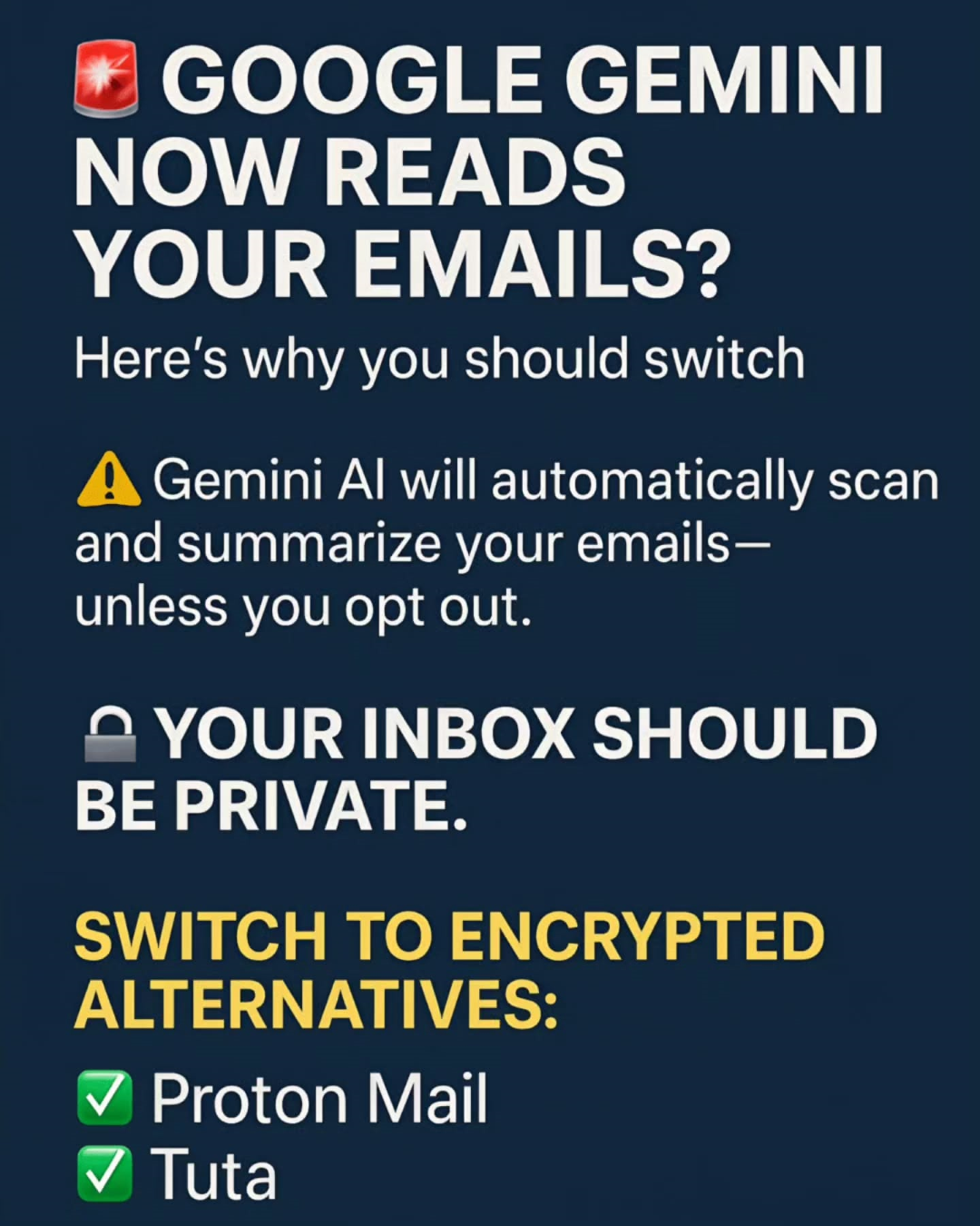 Google Gemini Now Reads Your Emails?
