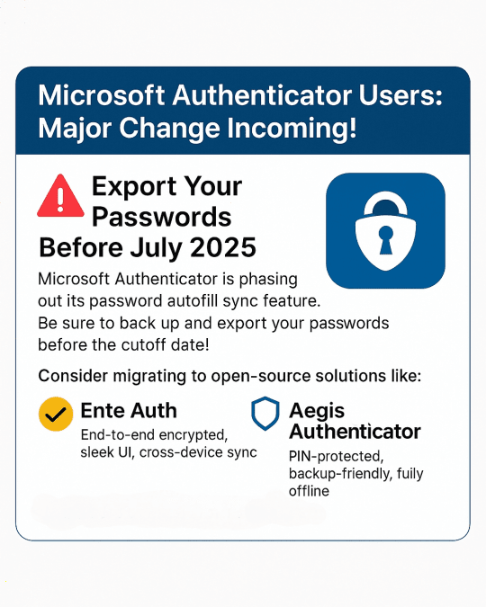Microsoft Authenticator Users: Major Change Incoming