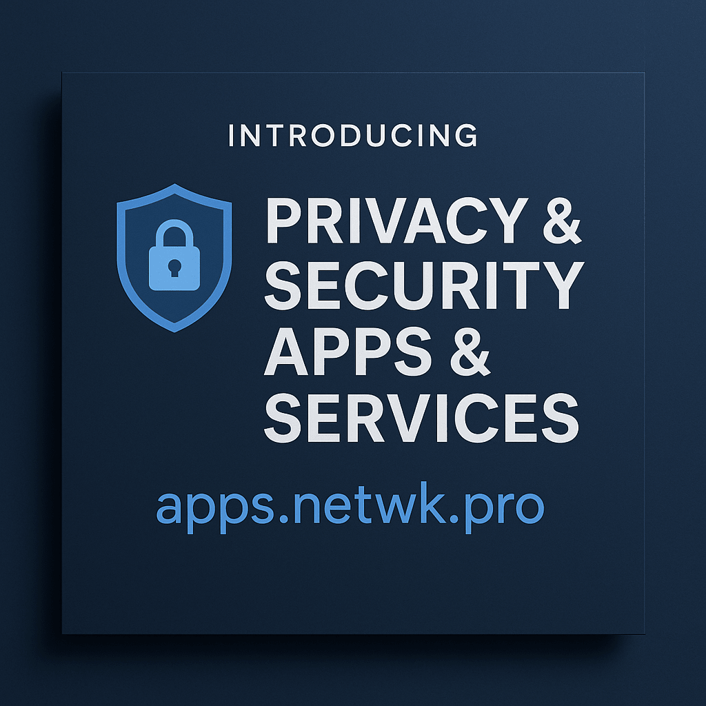 Introducing Our New Privacy & Security Apps & Services Portal